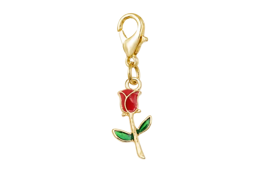 Red Rose Charm