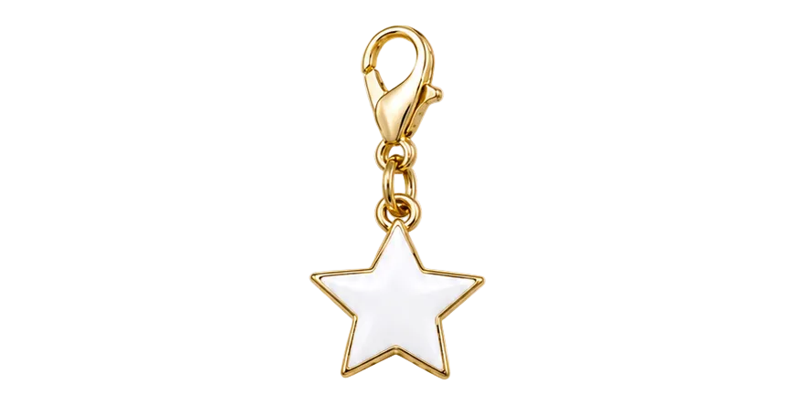 White Star Charm