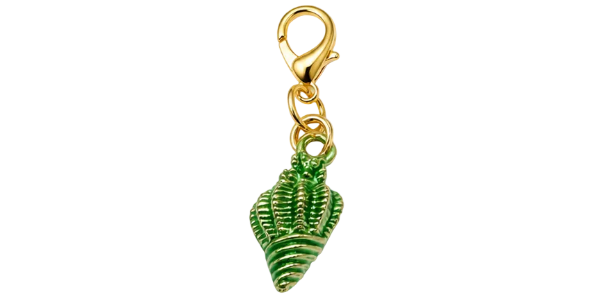 Seashell Charm - Green