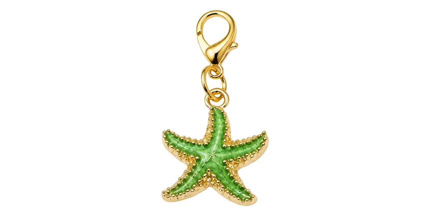 Starfish Charm - Green