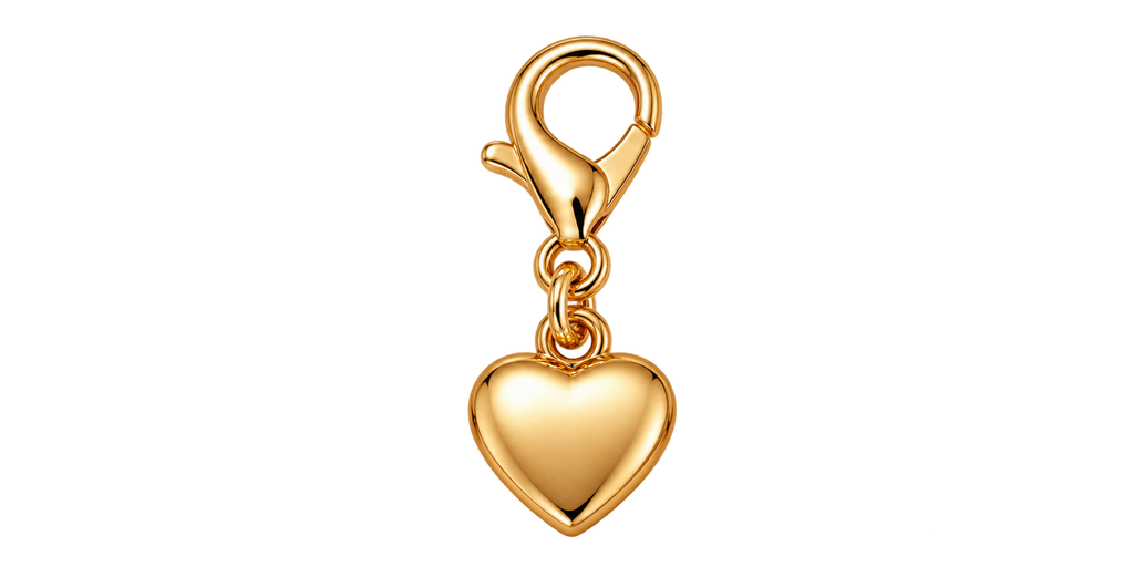 Gold Heart Charm