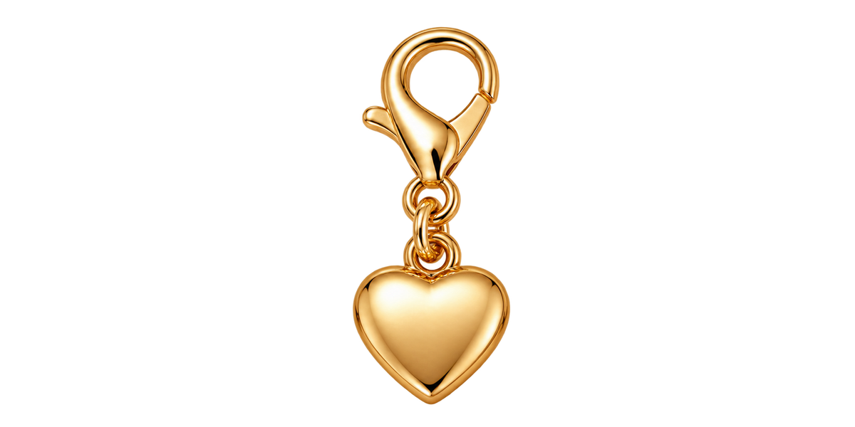 Gold Heart Charm