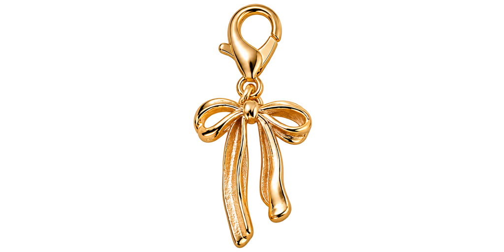 Gold Bow Charm