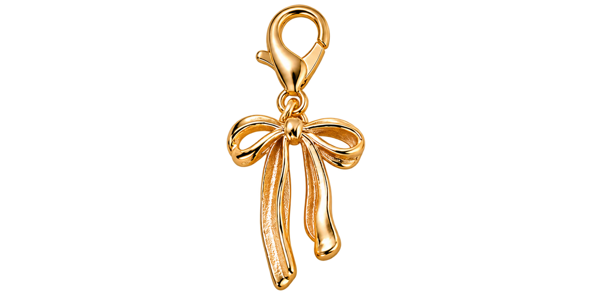 Gold Bow Charm