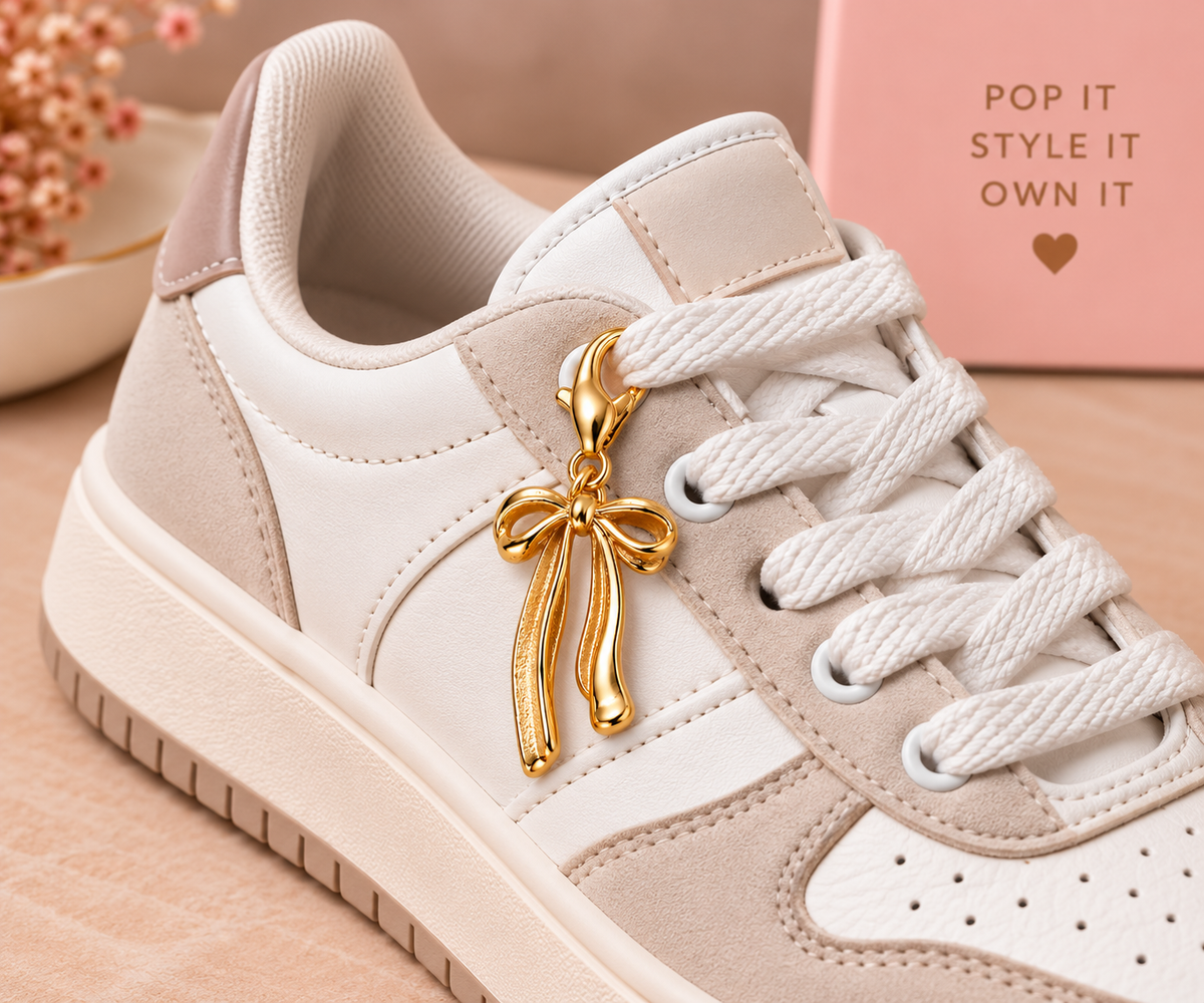 Gold Bow Charm