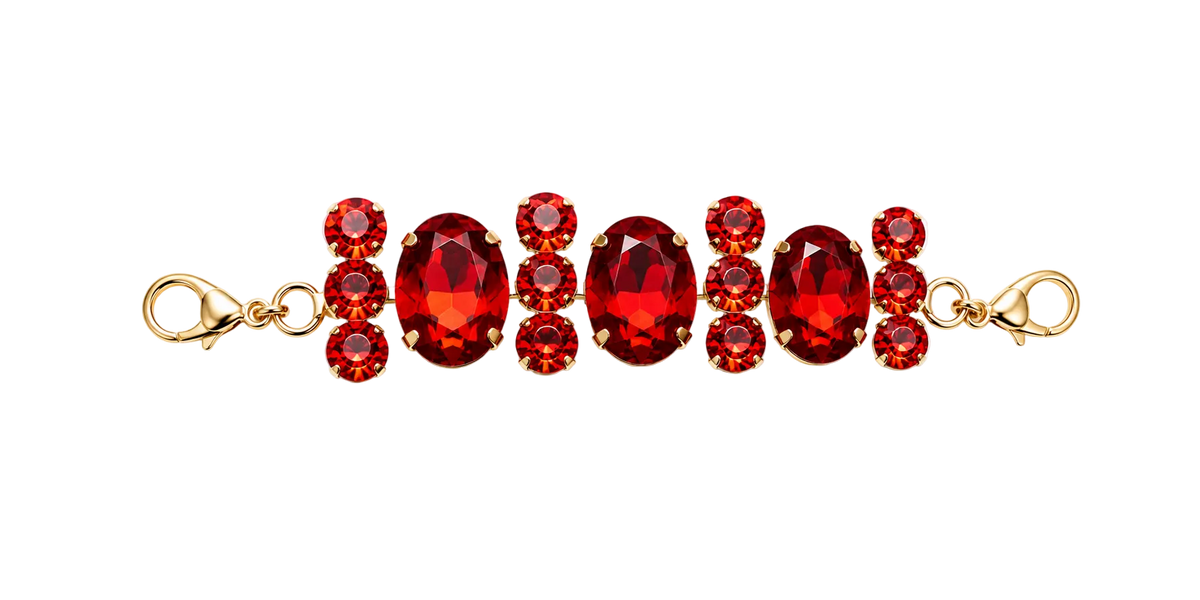 Jeweled Ruby Charm