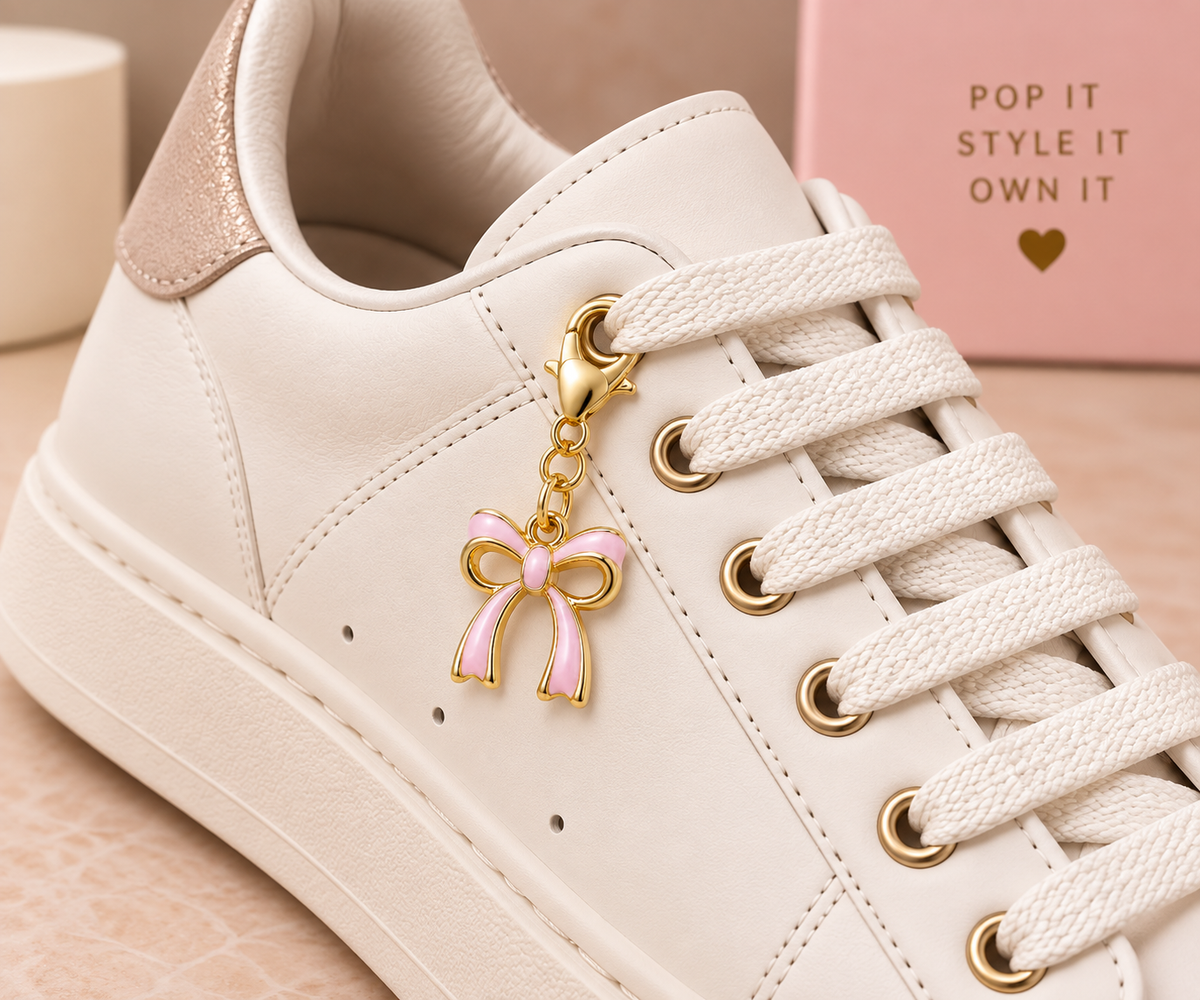 Blush Pink Bow Charm