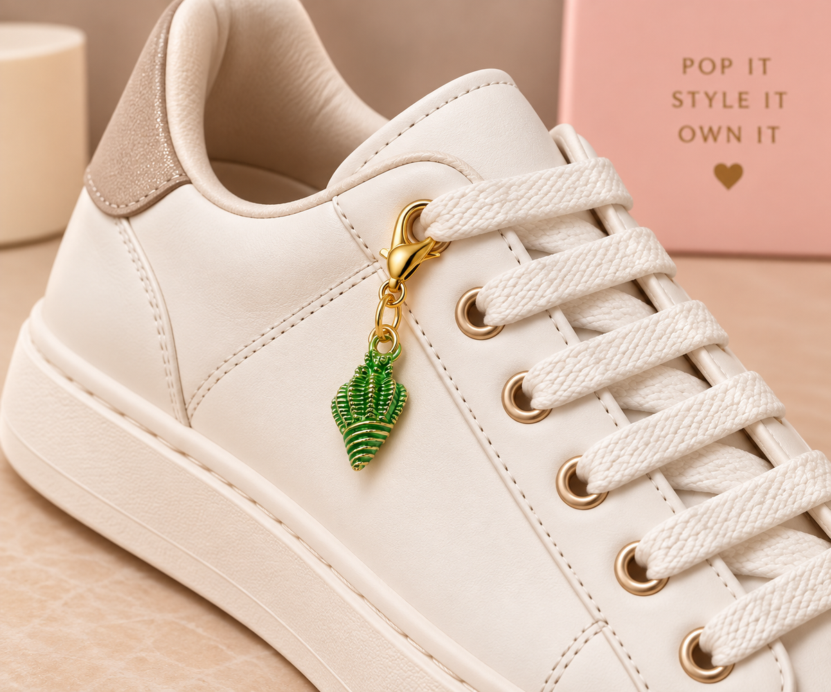 Seashell Charm - Green