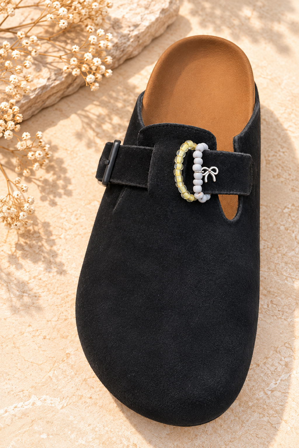 Honey Bow Clog Charm
