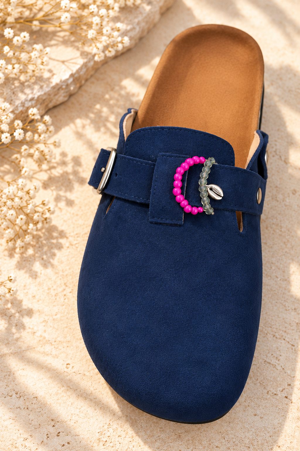 Midnight Shell Clog Charm
